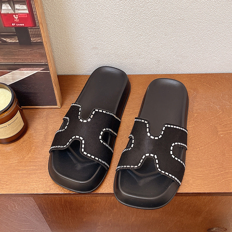 Damen Modische und komfortable Badeschlappen Fudus