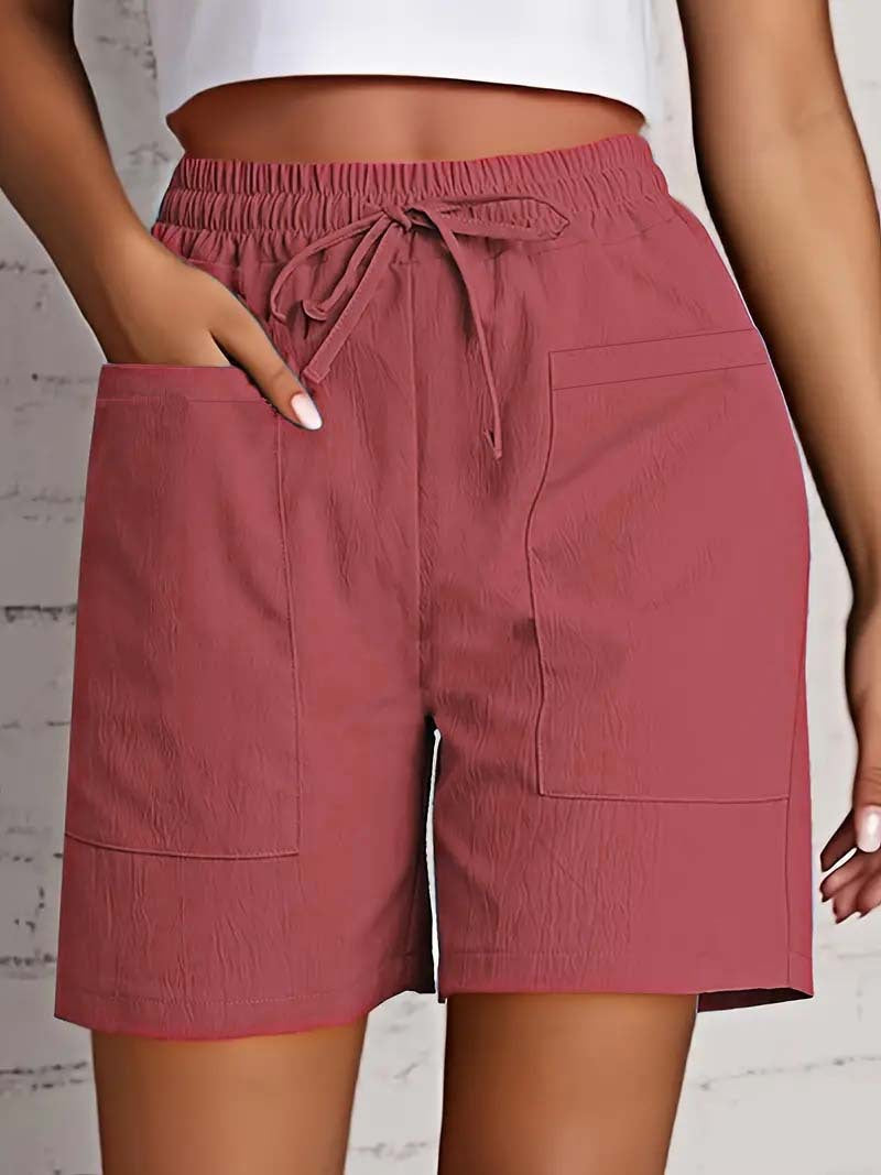 Damen Sportliche Komfort Shorts Fudus