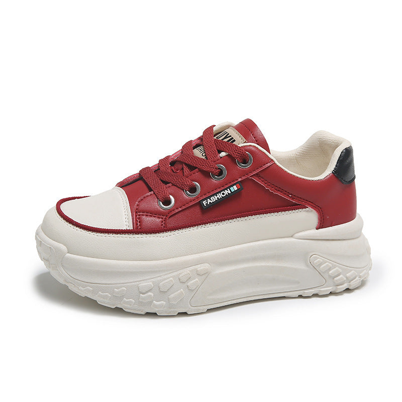 Damen Sportliche Sneakers mit modischem Plateau Fudus