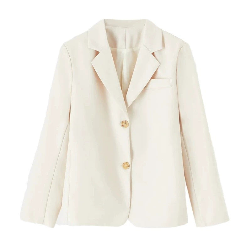 Damen Blazer mit klassischem Schnitt und eleganten Knopfdetails Fudus