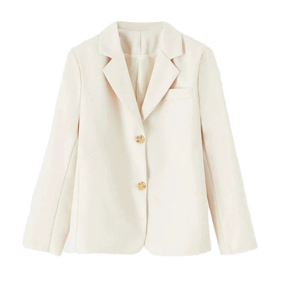 Damen Blazer mit klassischem Schnitt und eleganten Knopfdetails Fudus