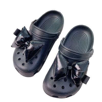 Damen modische Clogs mit dekorativem Schleifendetail Fudus