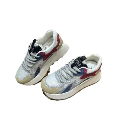 Damen Chunky Sneaker mit hohem Plateau und atmungsaktivem Obermaterial Fudus