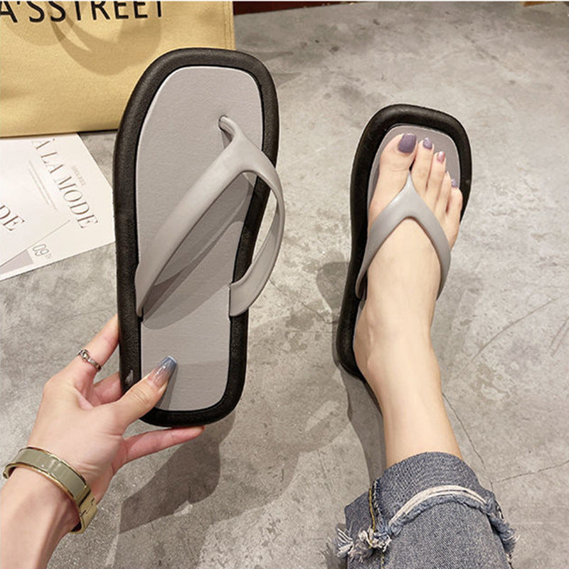 Damen Komfortable Zehentrenner mit rutschfester Sohle und schickem Design Fudus