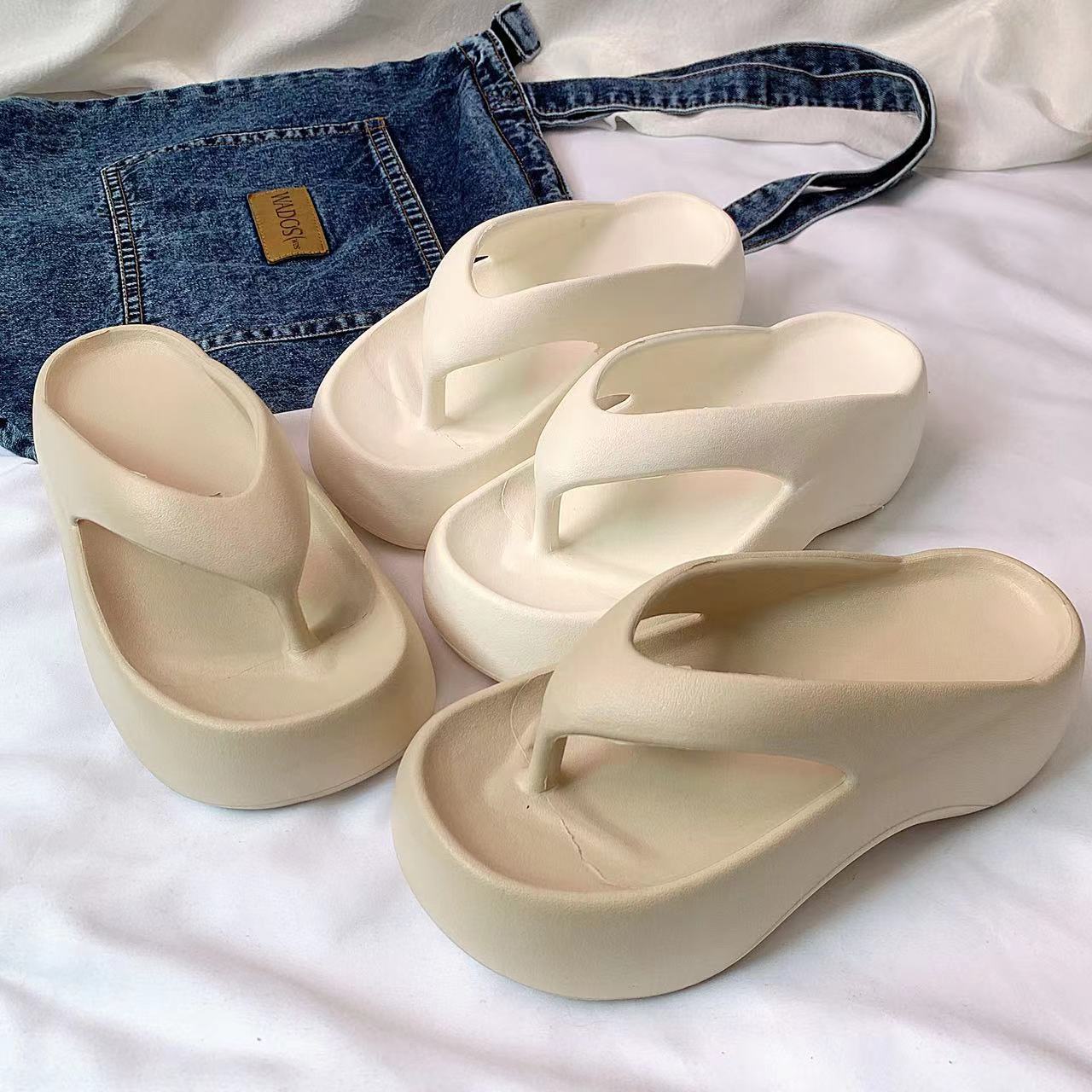 Damen Komfortable Plattform-Sandalen mit ergonomischem Fußbett Fudus