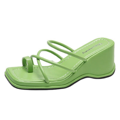 Damen Wedge-Sandalen mit eleganten Riemchen und rutschfester Sohle Fudus