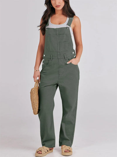 Damen Lässige und bequeme Latzhose Fudus