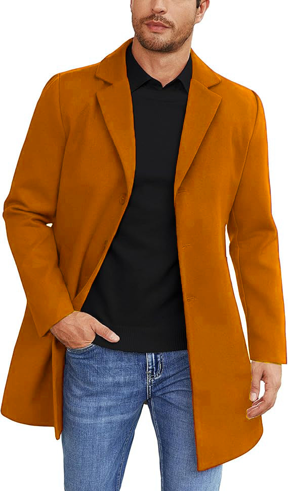 Herren eleganter Mantel Aliams