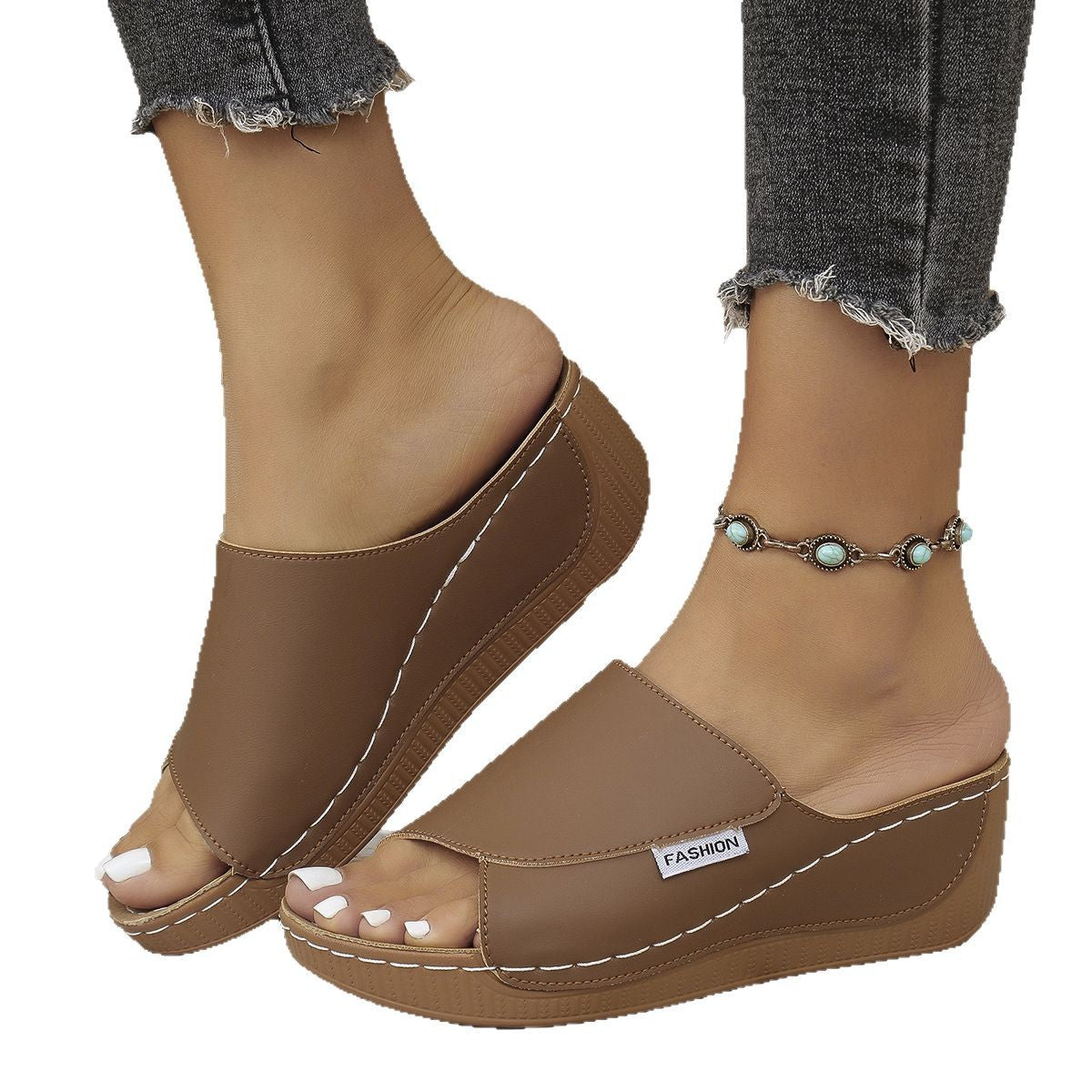 Damen Komfortable Pantoletten mit ergonomischer Fußbettung und modischem Design Fudus