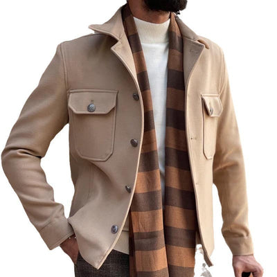 Herren elegante Utility-Jacke im modernen Stil Aliams