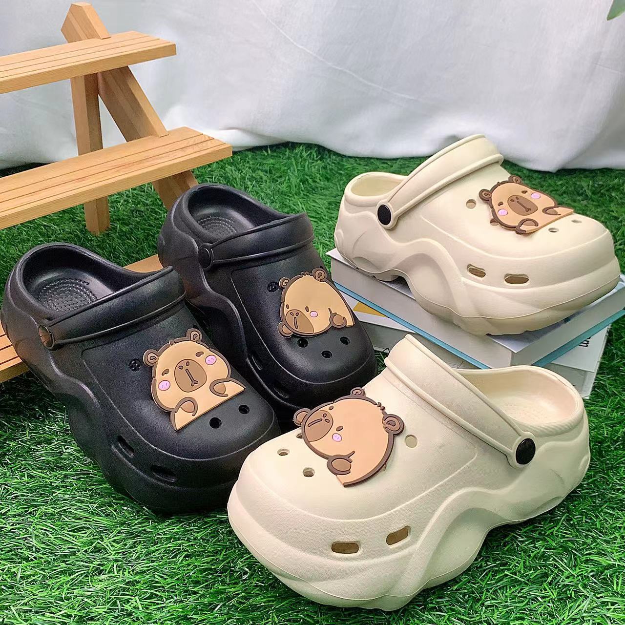 Unisex Clogs mit süßem Bären Motiv Fudus