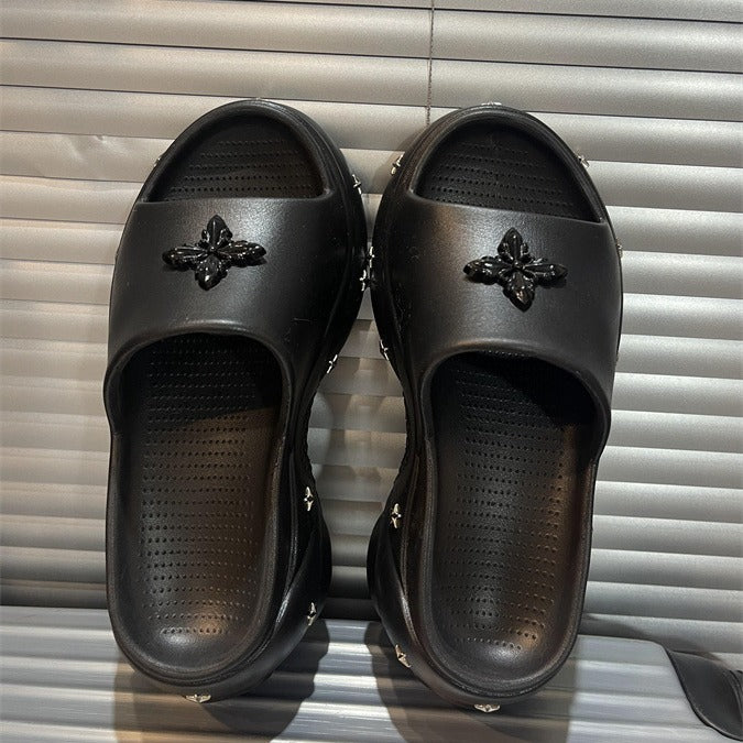 Damen Modische Clogs mit Verzierung Fudus