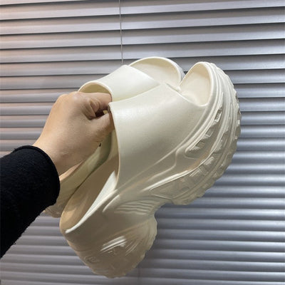 Damen Komfortable und stilvolle Slides mit dickem Sohlendesign Fudus