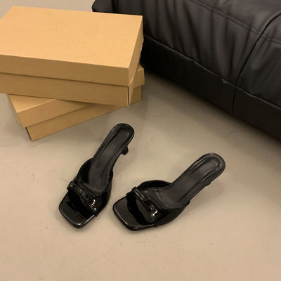 Damen Slingback-Sandalen mit elegantem Riemendesign und komfortablem Blockabsatz Fudus