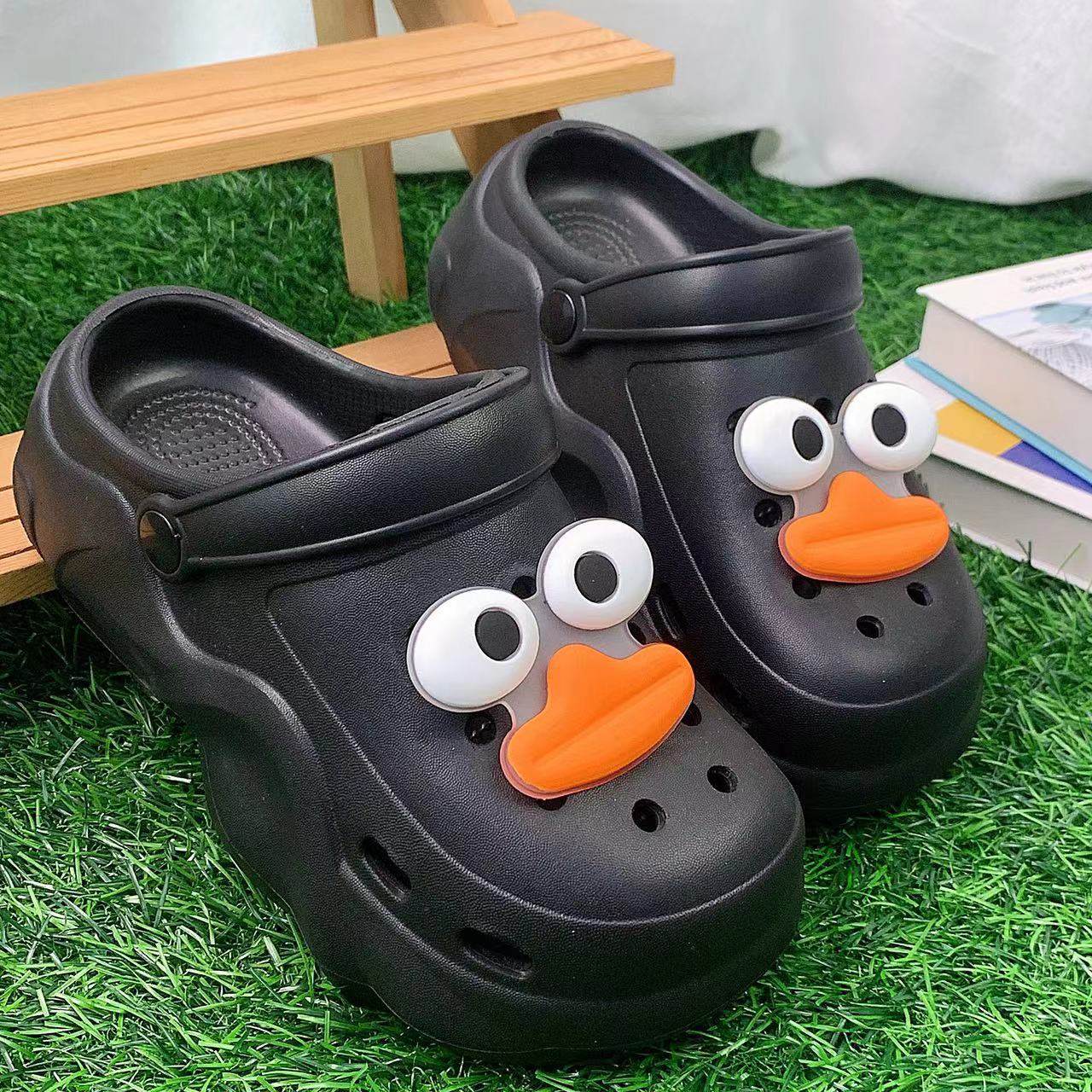 Damen Verspielte Clogs mit tierischem Design Fudus