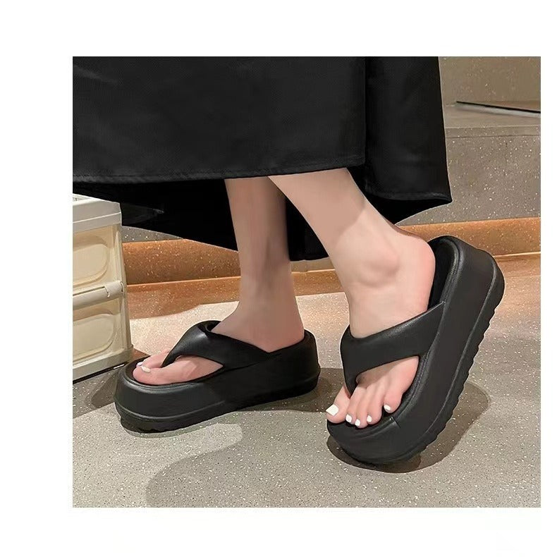 Damen Plattform-Sandalen Fudus