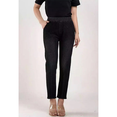 Damen Jeans mit elastischem Bund und figurschmeichelndem Schnitt Fudus