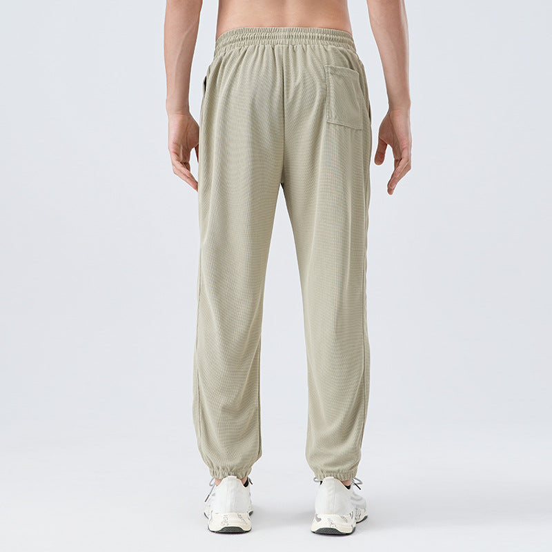 Herren Sportliche Laufhose mit atmungsaktiven Netzstrukturen und verstellbarem Bund Fudus