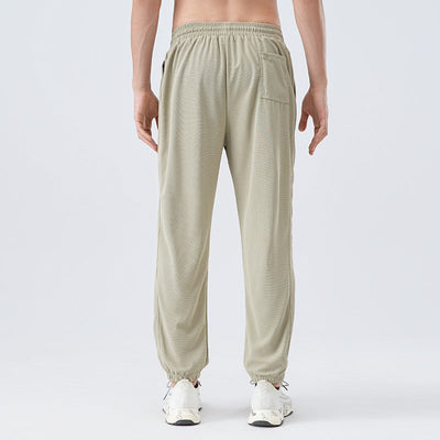 Herren Sportliche Laufhose mit atmungsaktiven Netzstrukturen und verstellbarem Bund Fudus