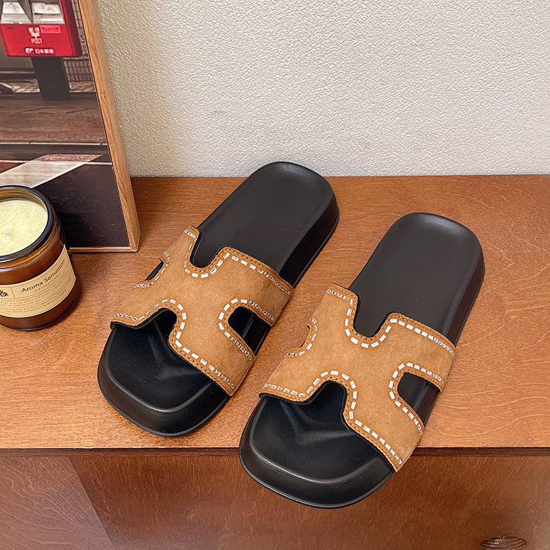 Damen Modische und komfortable Badeschlappen Fudus