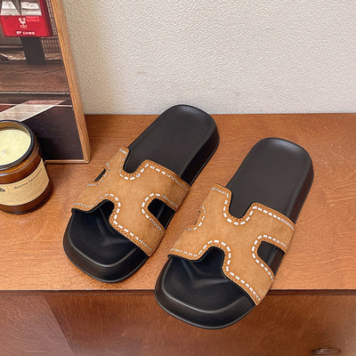 Damen Modische und komfortable Badeschlappen Fudus