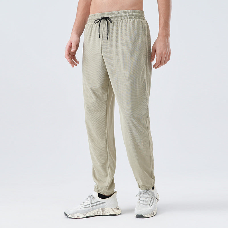 Herren Sportliche Laufhose mit atmungsaktiven Netzstrukturen und verstellbarem Bund Fudus