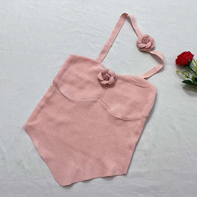 Damen Top mit floralen Applikationen und elegantem Schnitt Fudus