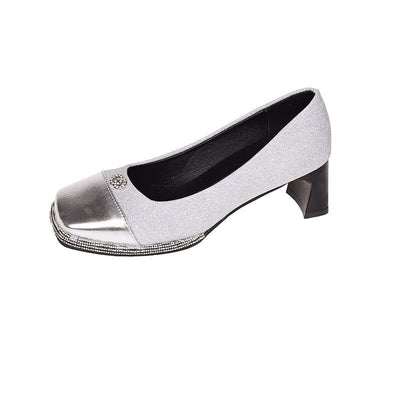Damen Glänzende Elegante Pumps mit Absatz Fudus