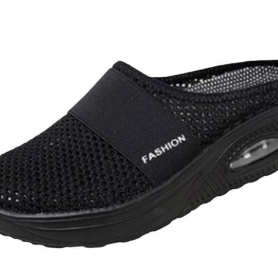 Damen Atmungsaktive Freizeit-Slipper mit rutschfester Sohle und gepolsterter Innensohle Fudus