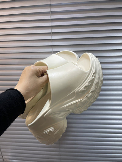 Damen Komfortable und stilvolle Slides mit dickem Sohlendesign Fudus