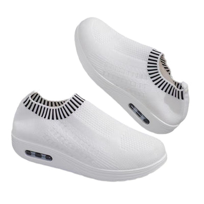 Damen Sportliche Sneakers mit atmungsaktivem Obermaterial und bequemer Dämpfung Fudus