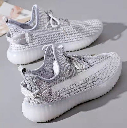 Damen atmungsaktive Sneakers mit flexiblem Mesh-Obermaterial und rutschfester Sohle Fudus