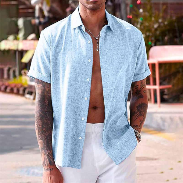 Slim Fit Kurzarmhemd für Herren – Smart & Lässig zugleich