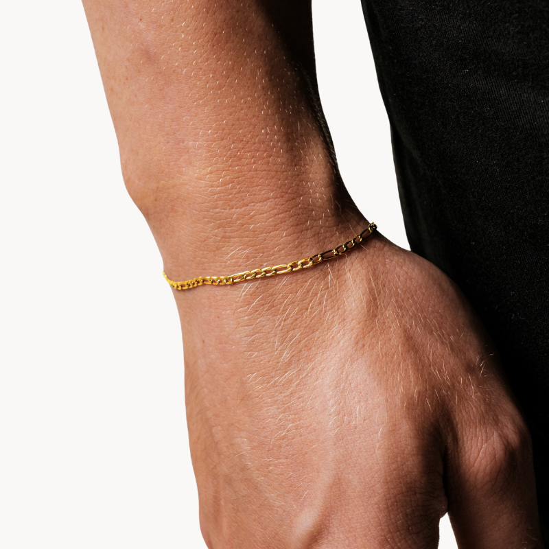Figaro Armband 2MM (Gold)