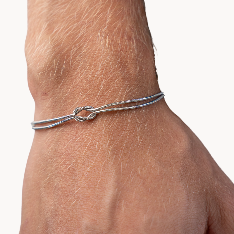 Never Ending Armband 1.5MM (Silber)