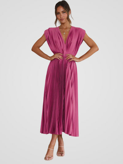 AMAYA PLEATED MIDI