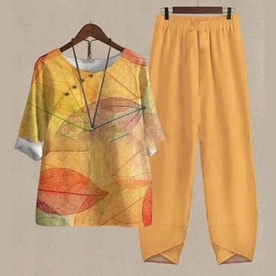 Sommer Zweiteiliges Set für Damen | Leichte