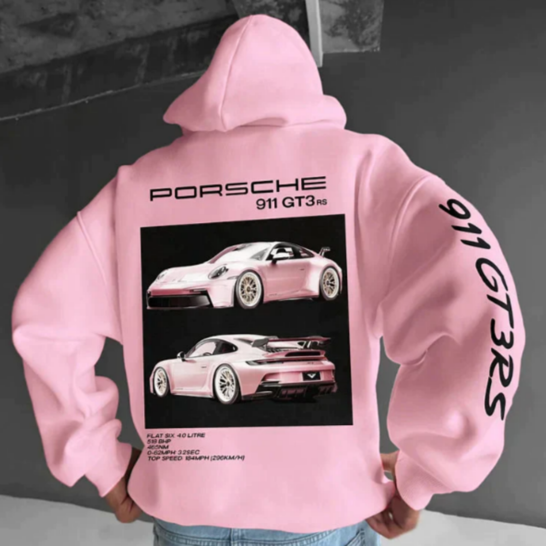 Oversize Kapuzenpullover mit auffälligem Print