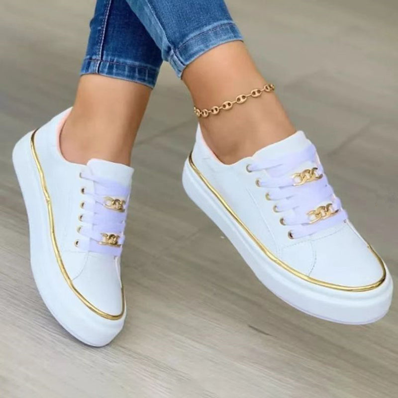 Sportliche Damen Sneaker aus Textil | Freizeit Turnschuhe