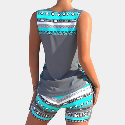 Rida - Figurbetonendes verstellbares Tankini-Set