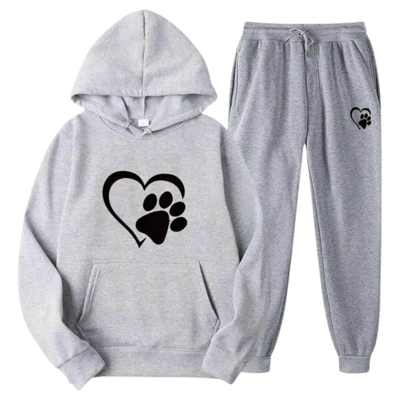 CozyPaw Set™ – Kuscheliger Hoodie & Hose für kalte Tage!