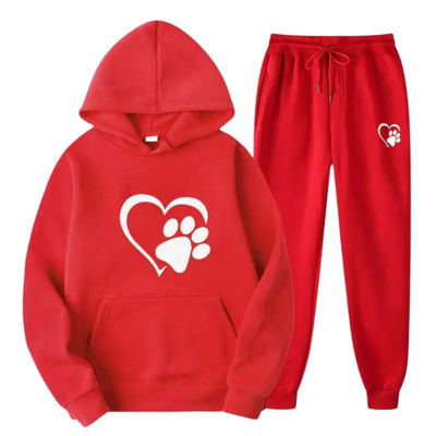 CozyPaw Set™ – Kuscheliger Hoodie & Hose für kalte Tage!