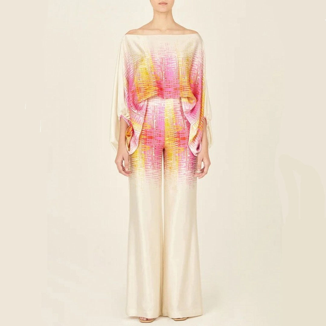 Febie - Schicker Damen Hosenanzug mit weitem Bein, neu