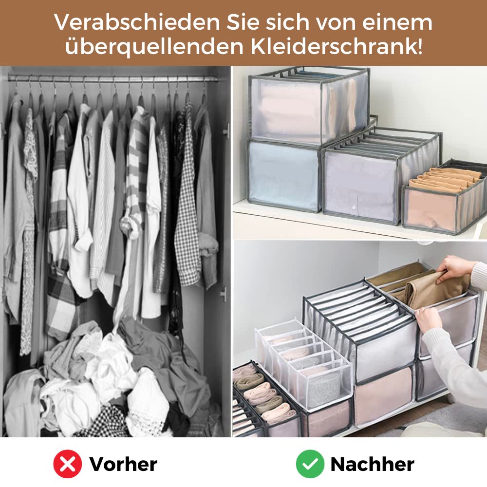 KleiderMax™ | Bringen Sie mühelos Ordnung in Ihren Kleiderschrank!