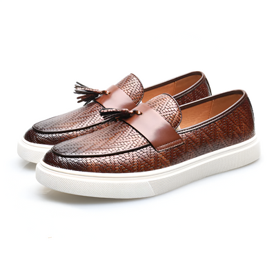 Elegante Leder Herren Loafer