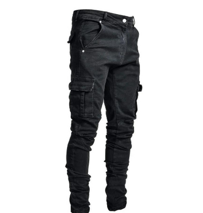 Julio - herren stylische cargo hose - schmale passform