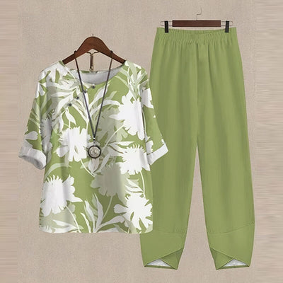 Sommer Zweiteiliges Set für Damen | Leichte