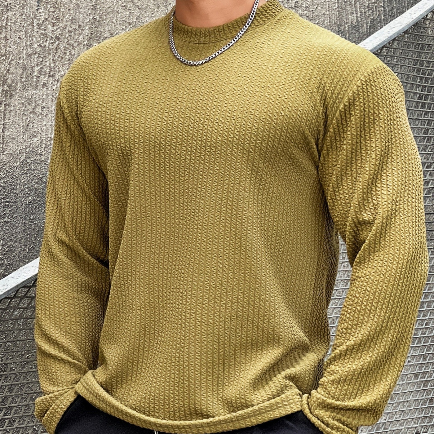 Sportlicher Herren Fitness Pullover