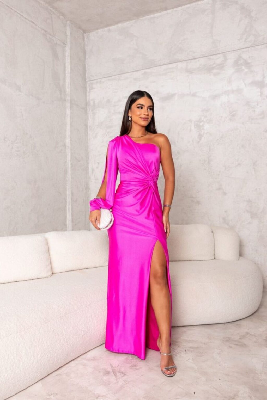 Adah - Elegantes Damen Maxikleid Lang Stilvoll