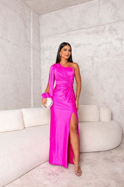 Adah - Elegantes Damen Maxikleid Lang Stilvoll
